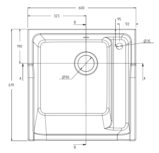 Evier Timbre d'Office Vintage