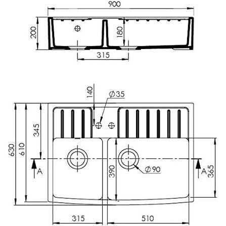Evier Timbre d'Office Country